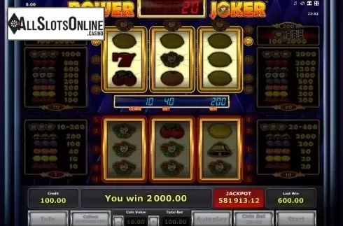 Win. Power Joker from Greentube
