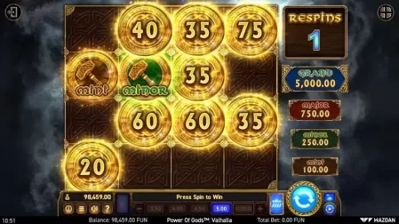 Power of Gods™: Valhalla slot screenshot 4