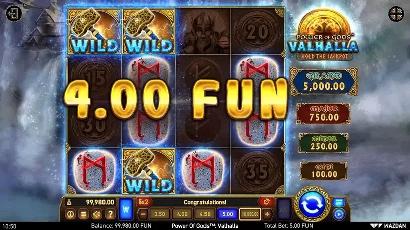 Power of Gods™: Valhalla slot screenshot 2