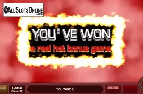 Bonus Game screen