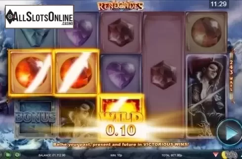 Wild Win screen 1. Renegades from NextGen