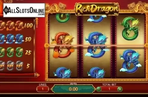 Start screen 2. Rich Dragon from Dragoon Soft