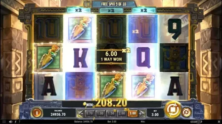 Rich Wilde and the Wandering City slot screenshot 2