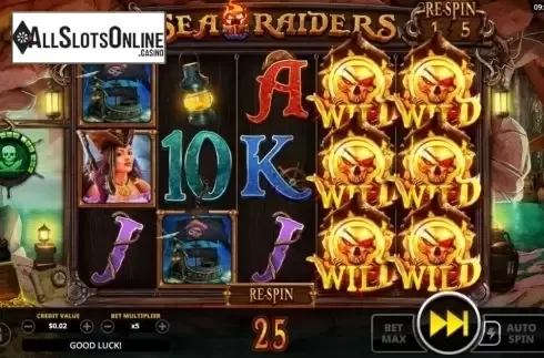 Free Spins 3. Sea Raiders from Swintt
