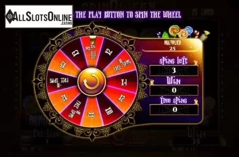 Bonus Wheel. Spinoween from Spinomenal