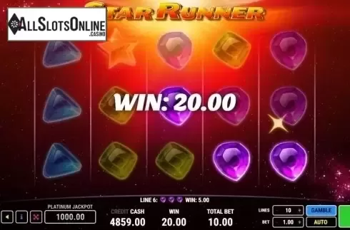 Win Screen 2. Star Runner from Fazi