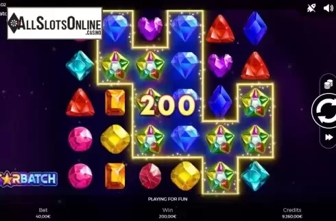 Win Screen 3. Starbatch from Spinmatic