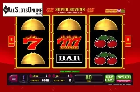 Win screen. Super Sevens (Belatra Games) from Belatra Games