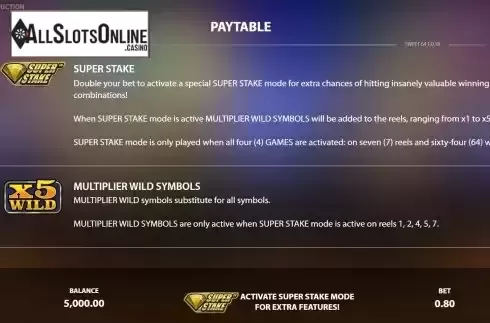 Feature Screen