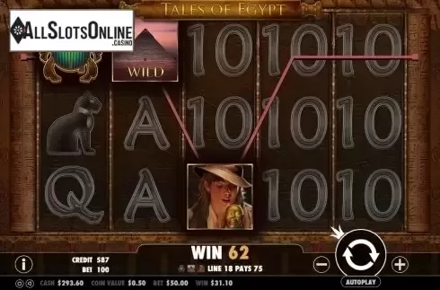 Win Screen 2. Tales of Egypt from Pragmatic Play