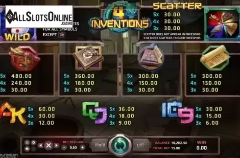 Game Features, Bets