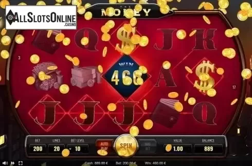 Win screen. The Money from Thunderspin