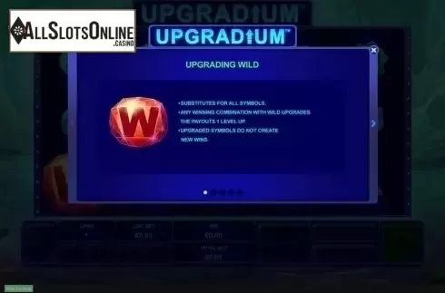 Wild. Upgradium from Playtech