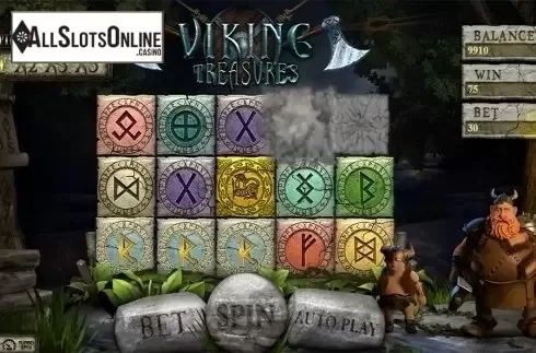 Win screen. Viking Treasures (BetConstruct) from BetConstruct