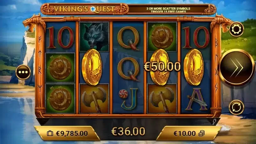 Viking's Quest slot screenshot 2