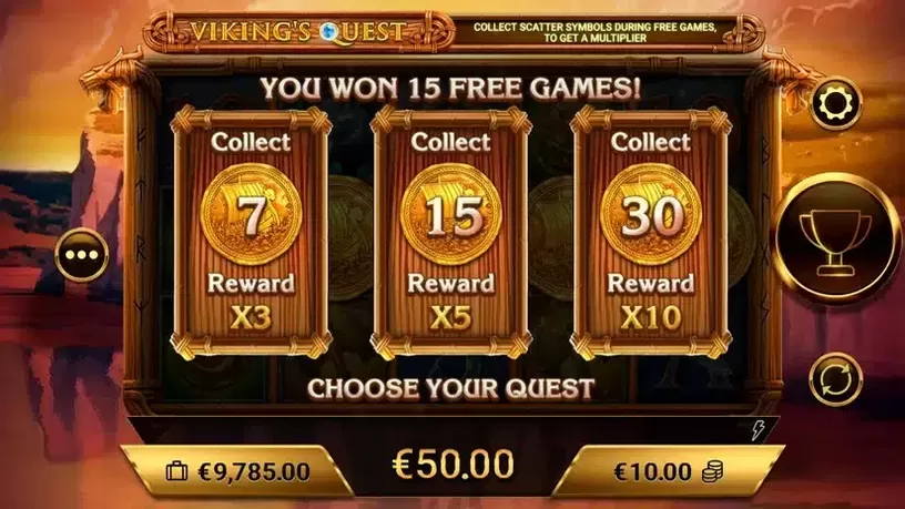 Viking's Quest slot screenshot 3