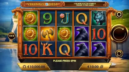 Viking's Quest slot screenshot 1