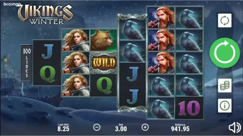 Vikings Winter slot screenshot 1