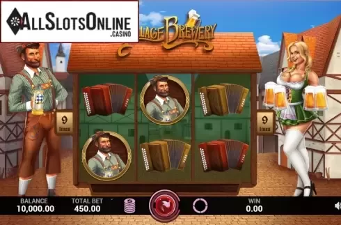 Reel Screen. Village Brewery from Caleta Gaming
