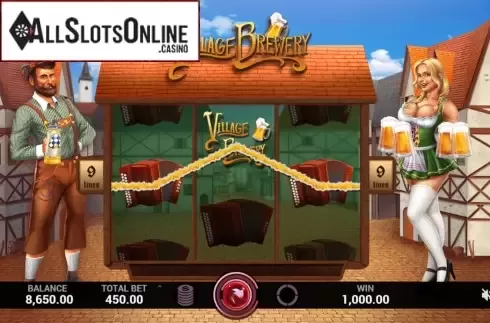 Win Screen 1. Village Brewery from Caleta Gaming