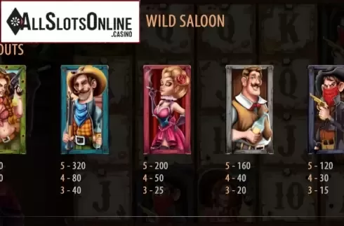 Payout. Wild Saloon (888 Gaming) from 888 Gaming