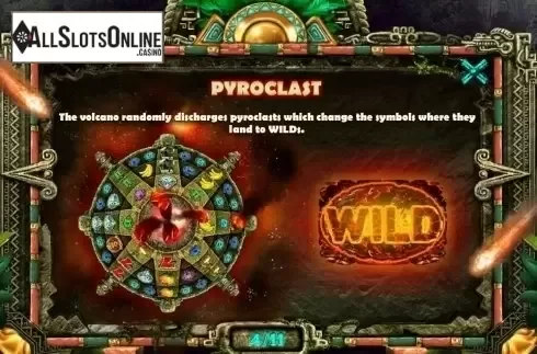 Paytable 4. Wildcano from Red Rake