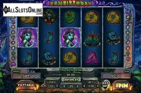 Screen 5. Zombirthday from Playson