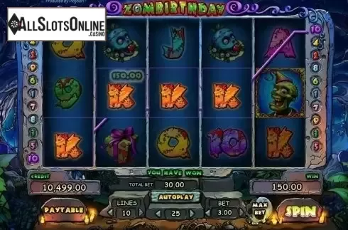 Screen 4. Zombirthday from Playson