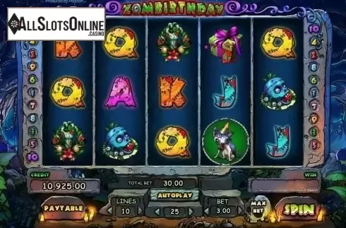 Screen 1. Zombirthday from Playson