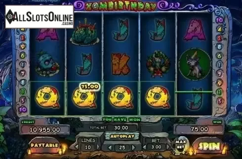 Screen 2. Zombirthday from Playson