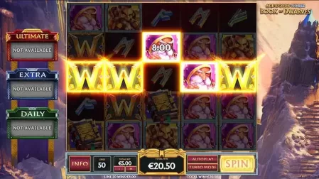 Age of the Gods Norse Book of Dwarfs slot screenshot 3
