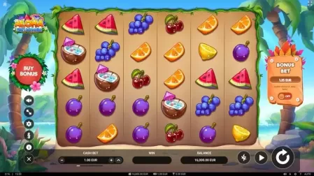 Aloha: Fruit Bonanza slot screenshot 1