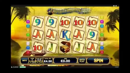 Captain's Treasure slot screenshot 1