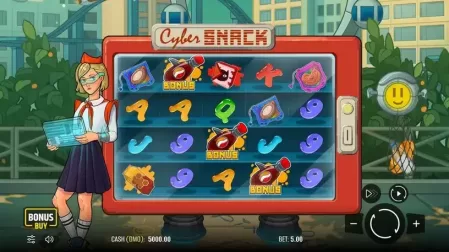 Cyber Snack slot screenshot 2