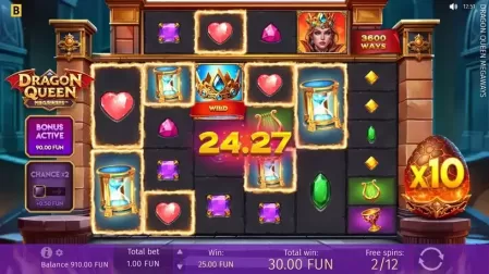 Dragon Queen MEGAWAYS slot screenshot 4