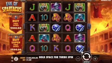 Eye of Spartacus slot screenshot 1