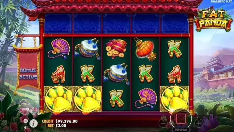 Fat Panda slot screenshot 2