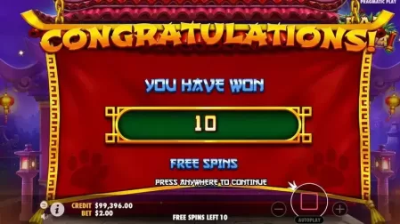 Fat Panda slot screenshot 3