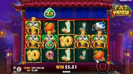 Fat Panda slot screenshot 4
