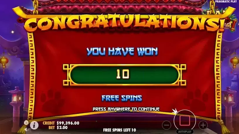Fat Panda slot screenshot 3