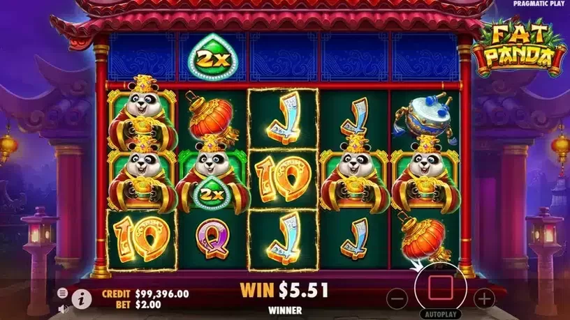 Fat Panda slot screenshot 4