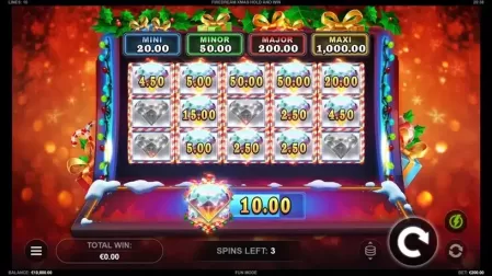 Firedream Xmas Hold and Win slot screenshot 4