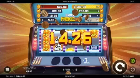 Hyper Neko 7s slot screenshot 3