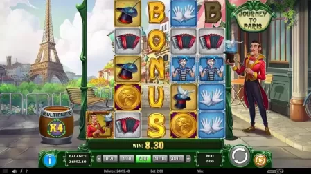 Journey to Paris slot screenshot 4