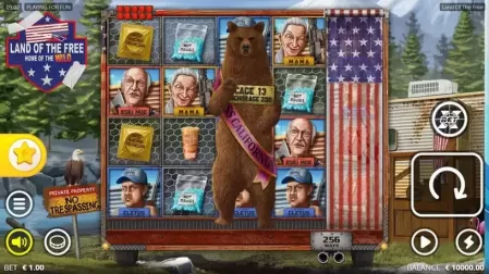 Land of the Free slot screenshot 1
