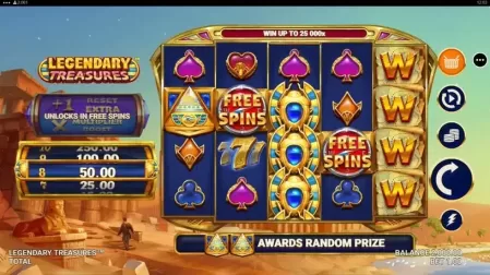 Legendary Treasures slot screenshot 1