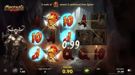 Minotaurs Wilds slot screenshot 3