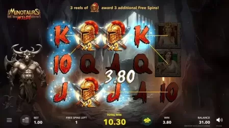Minotaurs Wilds slot screenshot 4