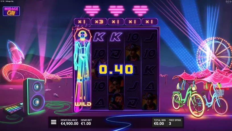 Mirage City slot screenshot 4