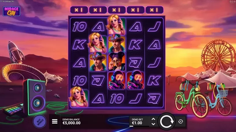 Mirage City slot screenshot 1